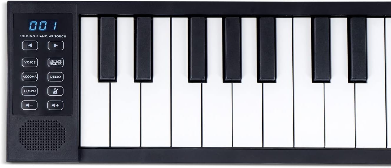 88 Keys Portable Folding Digital Piano - with Rechargeable Battery